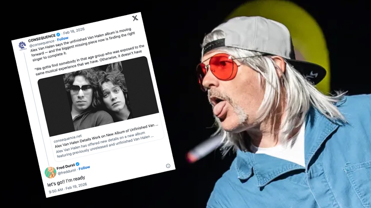 Fred Durst lance son chapeau pour chanter sur le nouvel album de Van Halen : "Allons-y, je suis prêt"