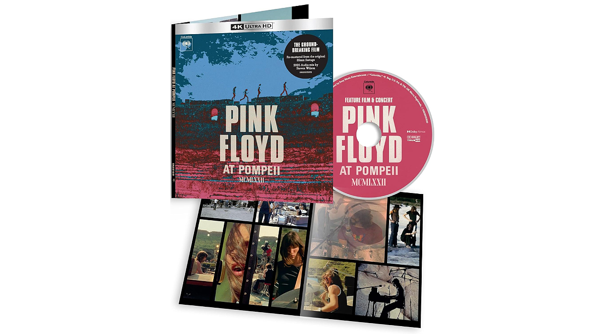 La version récemment restaurée du Live de Pink Floyd à Pompéi arrive sur Blu-Ray 4K Ultra HD