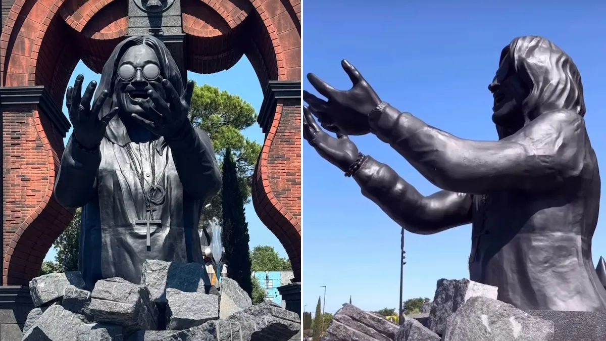 La statue géante d'Ozzy Osbourne dévoilée au Hellfest