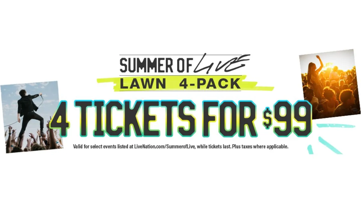 Live Nation lance Summer of Live 4 pour un pack de 99 $