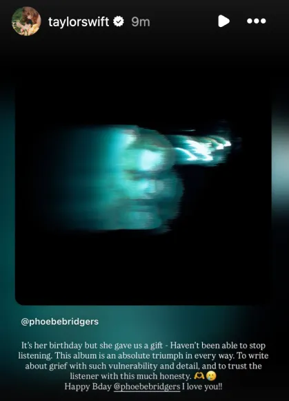 Taylor Swift rend hommage au week-end perdu de Phoebe Bridgers