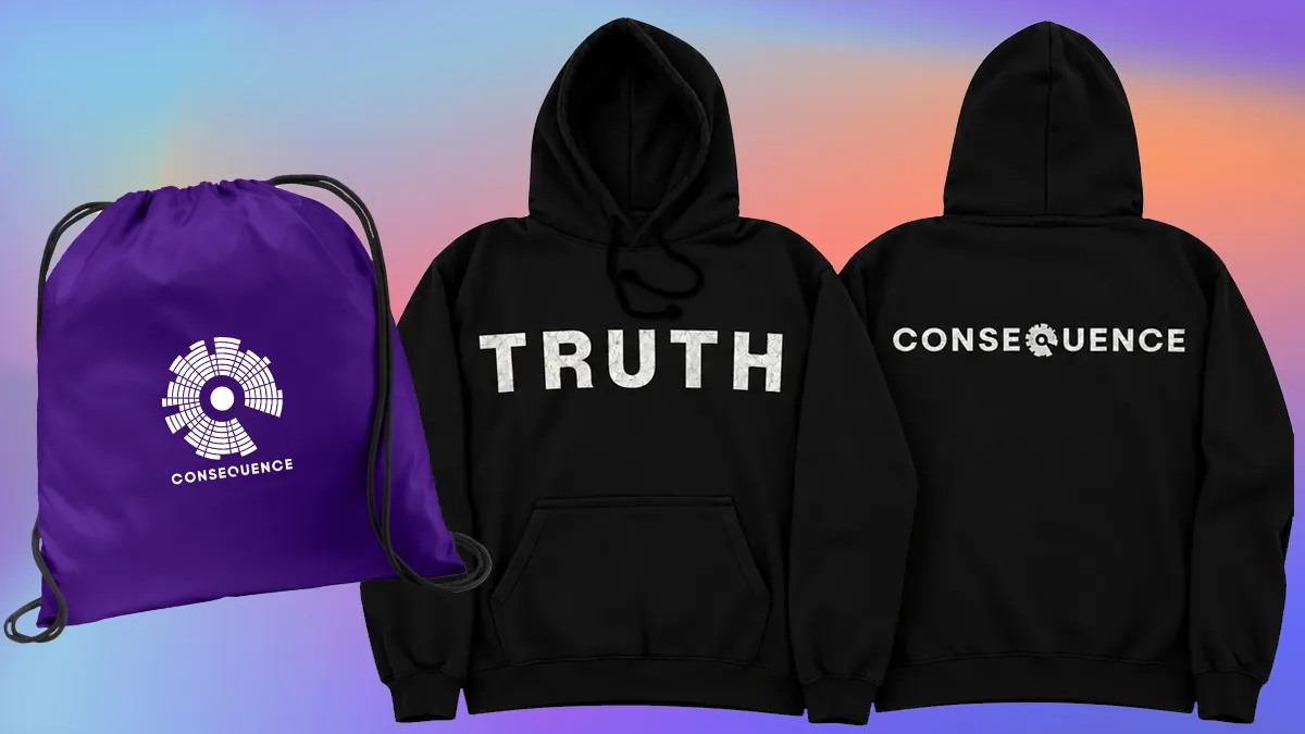 Take Home the Truth: Win the New Truth Is Consequence Hoodie and Drawstring Bag