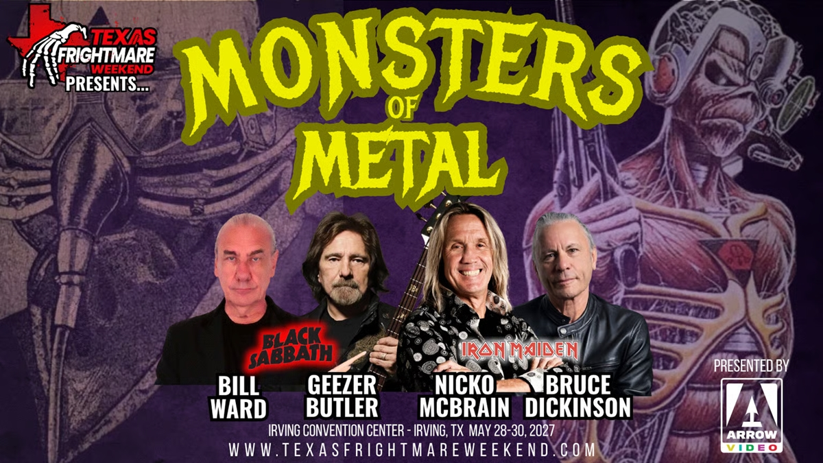 Black Sabbath et Iron Maiden Legends apparaîtront à la Texas Horror Convention 2027